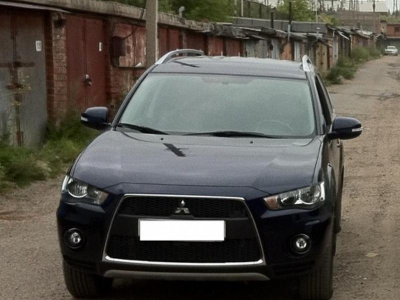ФОТО Стекло лобовое для Mitsubishi Outlander XL  Ровно