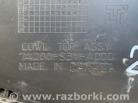 ФОТО Жабо під лобове скло (пластик) для Acura MDX YD1 (2000-2006) Киев