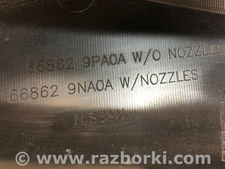 ФОТО Жабо під лобове скло (пластик) для Nissan Pathfinder R52 Киев