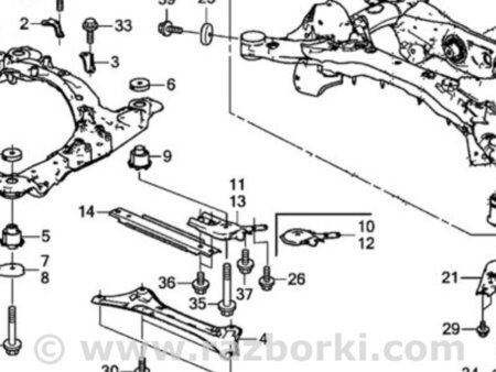 ФОТО Кронштейн передней балки для Acura TLX (09.2017-04.2020) Киев
