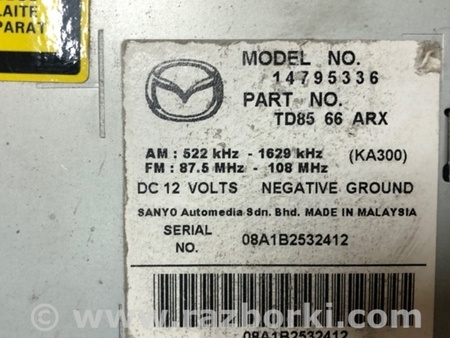 ФОТО магнітола для Mazda CX-9 TB (2007-2016) Киев