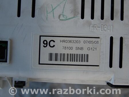ФОТО Панель приладів для Honda Civic 8 FK,FN1,FN2 UFO (09.2005 - 06.2012) Киев