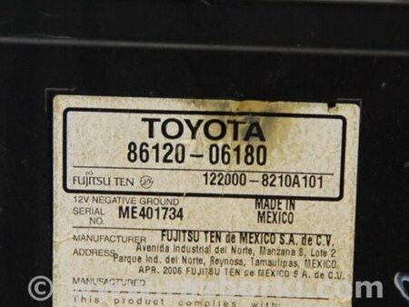 ФОТО магнітола для Toyota Camry 40 XV40 (01.2006-07.2011) Киев