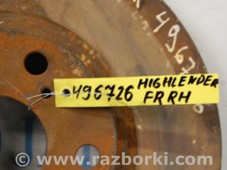 ФОТО Диск гальмівний передній для Toyota Highlander (01-07) Киев
