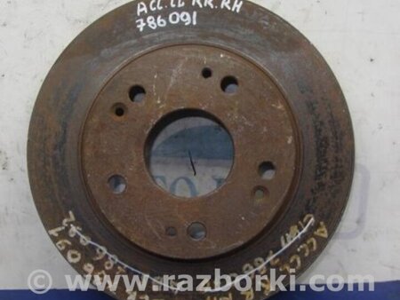 ФОТО Диск гальмівний задній для Honda Accord CL (10.2002 - 11.2008) Киев