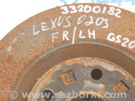 ФОТО Диск гальмівний передній для Lexus GS (2012-) Киев