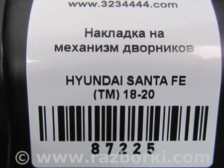ФОТО Жабо під лобове скло (пластик) для Hyundai Santa Fe TM Киев