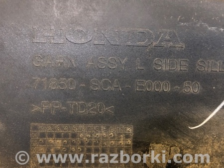 ФОТО Накладка порогу зовнішня для Honda CR-V (02-06) Киев