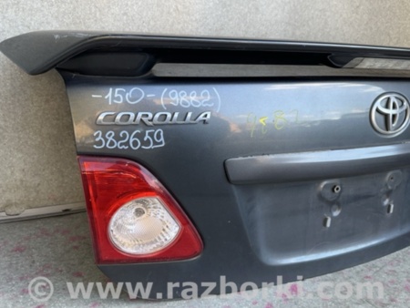 ФОТО Кришка багажника для Toyota Corolla E150 (11.2006-08.2013) Киев