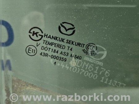 ФОТО Скло двері заднє праве для Mazda 3 BM/BN (2013-2019) (III) Киев