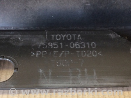 ФОТО Накладка порога наружная для Toyota Camry 70 XV70 (01.2017-...)  Киев