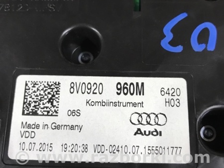 ФОТО Панель приборов для Audi (Ауди) A3 III 8V (12-20) Київ