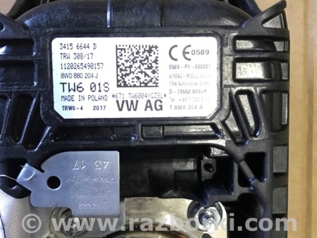 ФОТО Подушка безопасности для Audi (Ауди) A5 F5 B9 (16-24) Київ