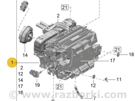 ФОТО Печка салона для Porsche Macan I 95B +FL (13-18) Київ