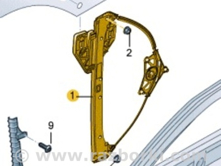 ФОТО Стеклоподъемный механизм для Audi (Ауди) A4 V B9 - 8W (2015-) Київ