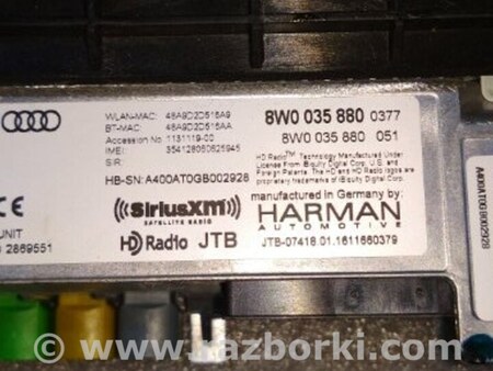 ФОТО Блок управления для Audi (Ауди) A4 V B9 - 8W (2015-) Київ