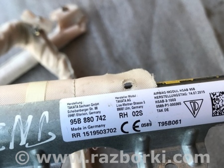 ФОТО Подушка безопасности боковая для Porsche Macan I 95B +FL (13-18) Київ