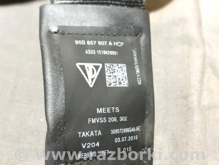 ФОТО Ремень безопасности для Porsche Macan I 95B +FL (13-18) Київ