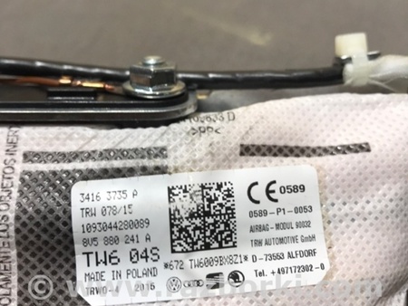 ФОТО Подушка безопасности для Audi (Ауди) A3 III 8V (12-20) Київ