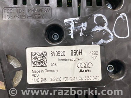 ФОТО Панель приборов для Audi (Ауди) A3 III 8V (12-20) Київ