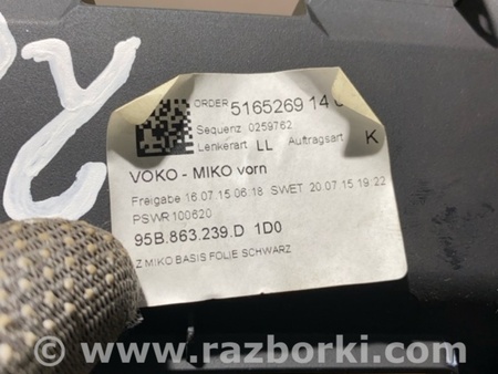 ФОТО Накладка центральной консоли для Porsche Macan I 95B +FL (13-18) Київ