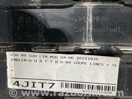 ФОТО Решетка в бампер для Audi (Ауди) A5 F5 B9 (16-24) Київ