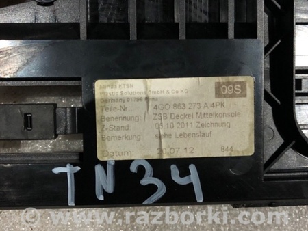 ФОТО Накладка центральной консоли для Audi (Ауди) A6 C7 4G (11-18) Київ