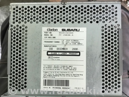 ФОТО Магнитола для Subaru Forester SH S12 (08-12) Київ