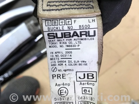 ФОТО Ремень безопасности водителя для Subaru Forester SG S11 (02-08) Київ