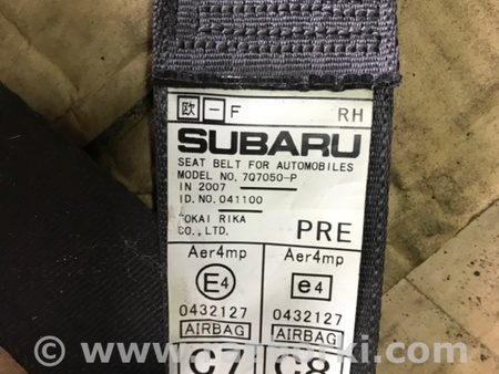 ФОТО Ремень безопасности пассажира для Subaru Legacy IV BL/BP (03-09) Київ