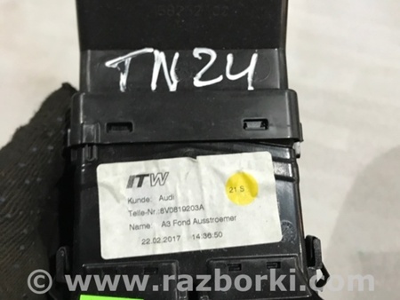 ФОТО Воздуховод печки для Audi (Ауди) A3 8V1, 8VA, 8V7, 8VS (03.2012-...) Киев