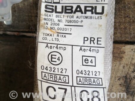 ФОТО Ремень безопасности водителя для Subaru Outback III BP/BL (03-09) Київ