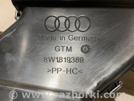 ФОТО Воздуховод печки для Audi (Ауди) A4 B8 - 8K2, 8K5 (08.2007-11.2015) Киев