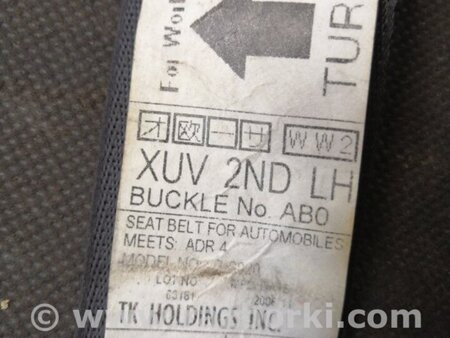 ФОТО Ремень безопасности задний левый для Subaru Tribeca B9 (05-08) Київ
