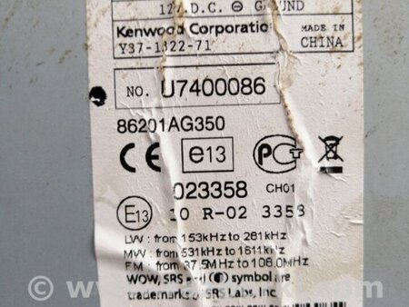 ФОТО Магнитола для Subaru Outback III BP/BL (03-09) Київ