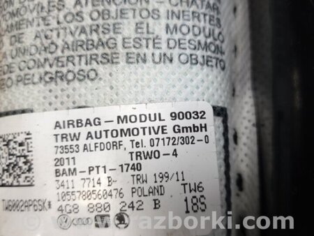 ФОТО Airbag боковой для Audi (Ауди) A6 C7 4G (11-18) Київ