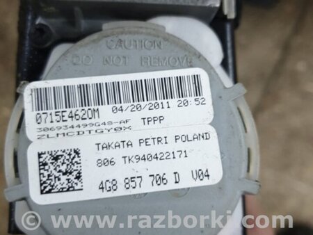 ФОТО Ремень безопасности пассажира для Audi (Ауди) A6 C7 4G (11-18) Київ