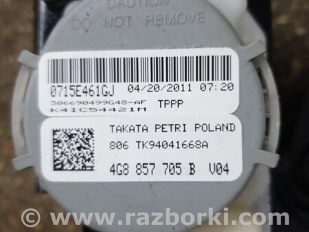 ФОТО Ремень безопасности водителя для Audi (Ауди) A6 C7 4G (11-18) Київ