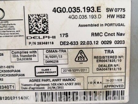 ФОТО Магнитола для Audi (Ауди) A6 C7 4G (11-18) Київ