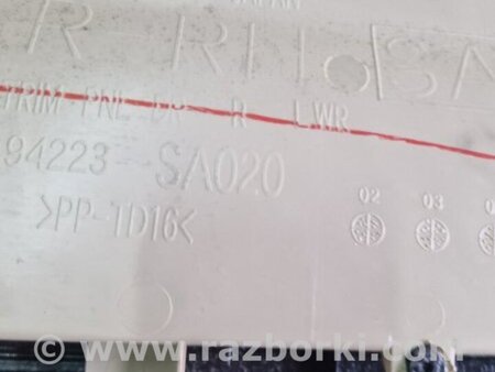 ФОТО Карта двери задней правой для Subaru Forester SG S11 (02-08) Київ