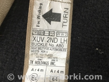 ФОТО Ремень безопасности левый для Subaru Tribeca B9 (05-08) Київ