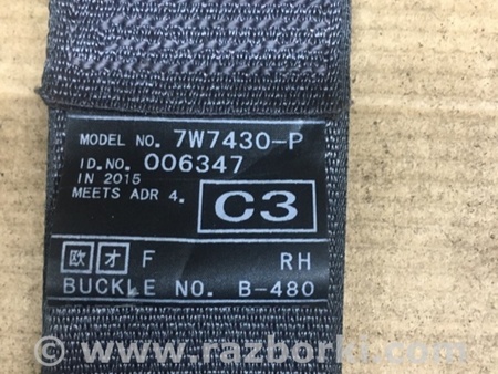 ФОТО Ремень безопасности пассажира для Subaru Outback V BS (14-21) Київ