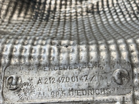 ФОТО Теплоэкран для Mercedes-Benz E-CLASS W212 (09-16) Київ