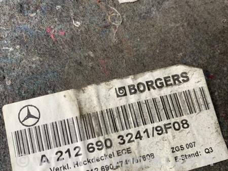 ФОТО Обшивка крышки багажника для Mercedes-Benz E-CLASS W212 (09-16) Київ