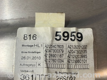 ФОТО Механизм стеклоподъемника задний левый для Mercedes-Benz E-CLASS W212 (09-16) Київ