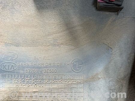 ФОТО Накладка на дверь задняя правая для KIA Sorento 1 BL (02-09) Київ