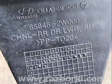 ФОТО Направляющая стекла задняя правая для Hyundai Santa Fe III DM/NC (12-18) Київ