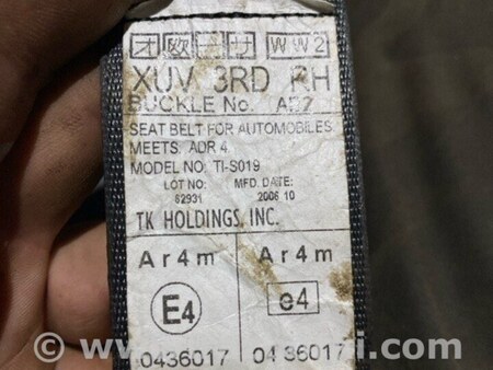 ФОТО Ремень безопасности правый для Subaru Tribeca B9 (05-08) Київ