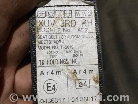 ФОТО Ремень безопасности правый для Subaru Tribeca B9 (05-08) Київ