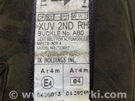 ФОТО Ремень безопасности правый для Subaru Tribeca B9 (05-08) Київ